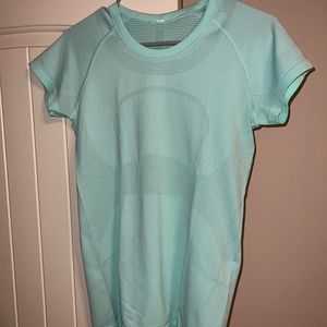 Selling green lululemon tshirt